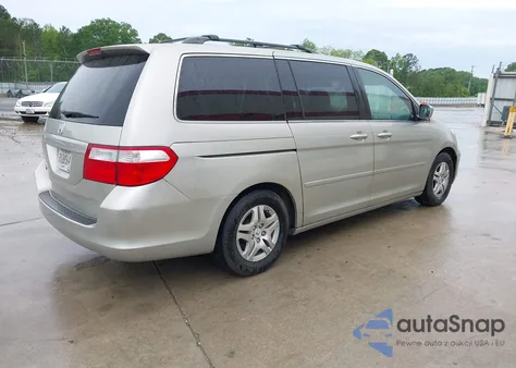 2007 Honda Odyssey Ex z USA, uszkodzony, nr VIN 5FNRL384X7B420562